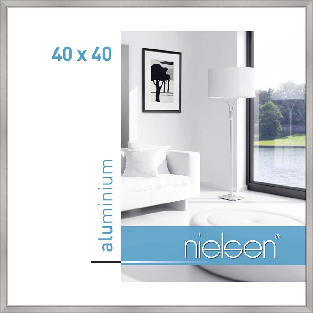 Classic Argent mat 40 x 40 cm