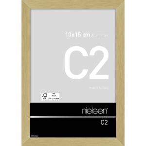 C2 Or mat brossé 10 x 15 cm