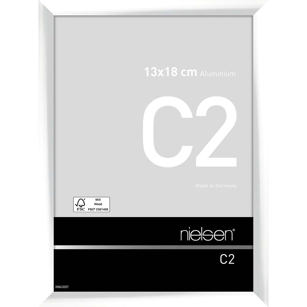 C2 Blanc brillant 13 x 18 cm