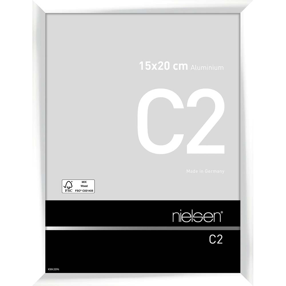 C2 Blanc brillant 15 x 20 cm