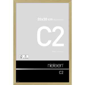C2 Or mat brossé 20 x 30 cm