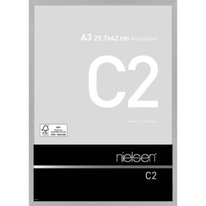 C2 Argent mat brossé 29,7 x 42 cm