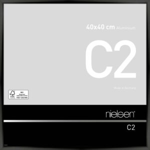 C2 Noir anodisé 40 x 40 cm