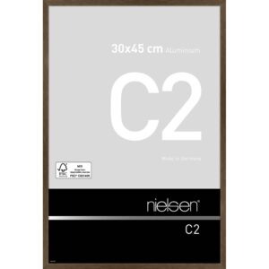 C2 Ambre mat brossé 30 x 45 cm