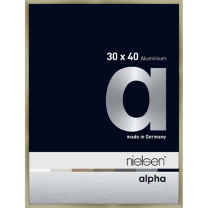 Alpha Acier brossé 30 x 40 cm