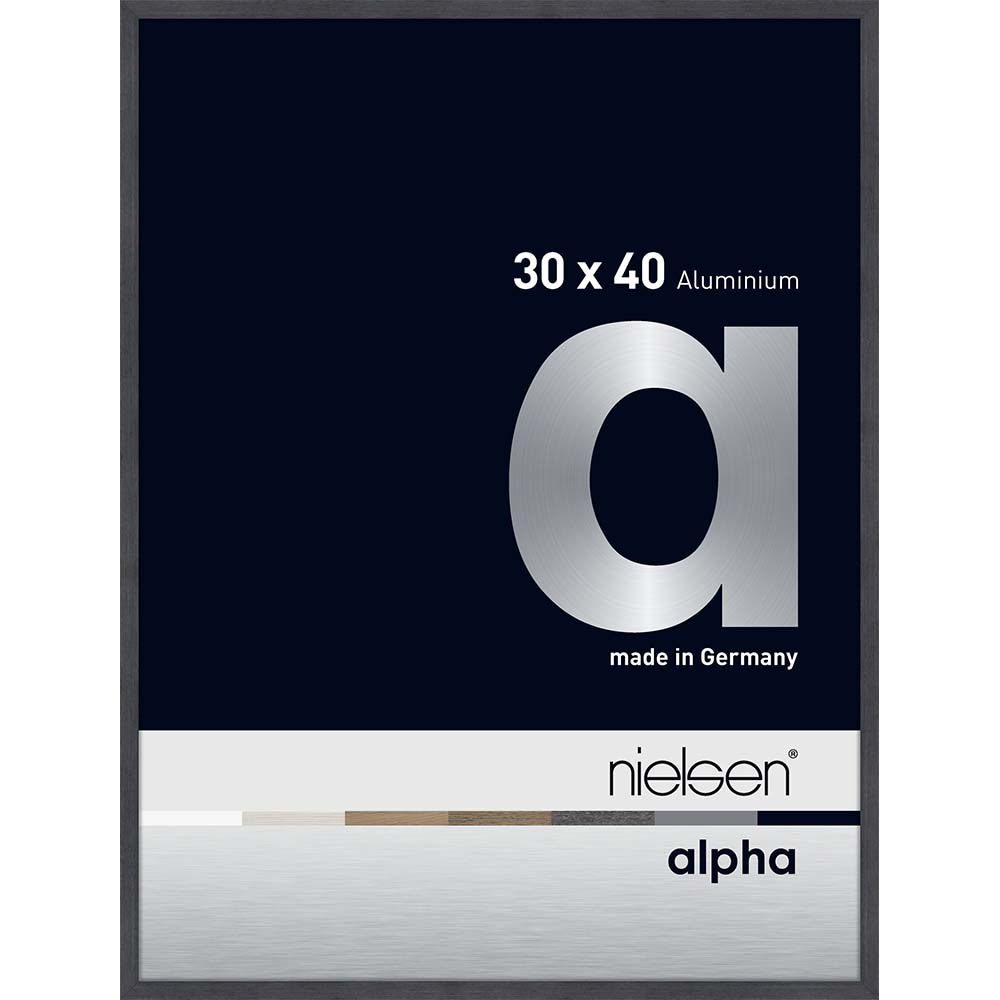 Alpha Anthracite 30 x 40 cm