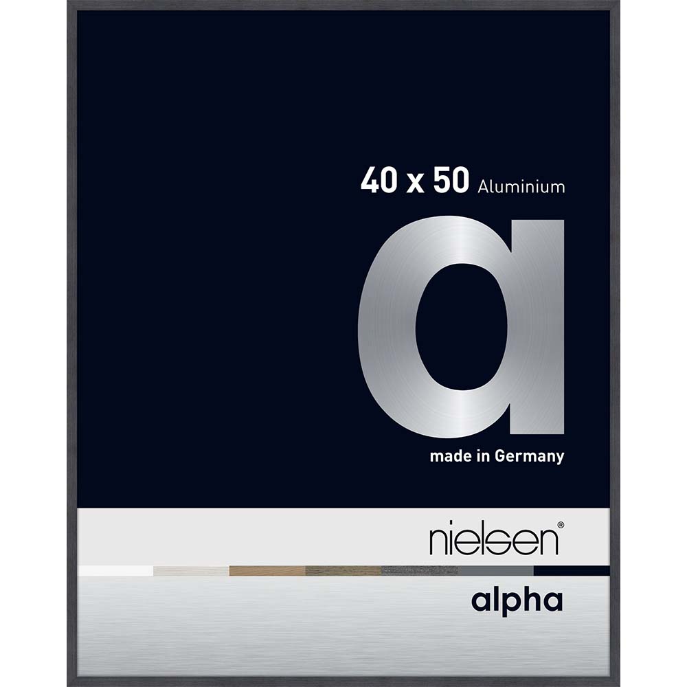 Alpha Anthracite 40 x 50 cm