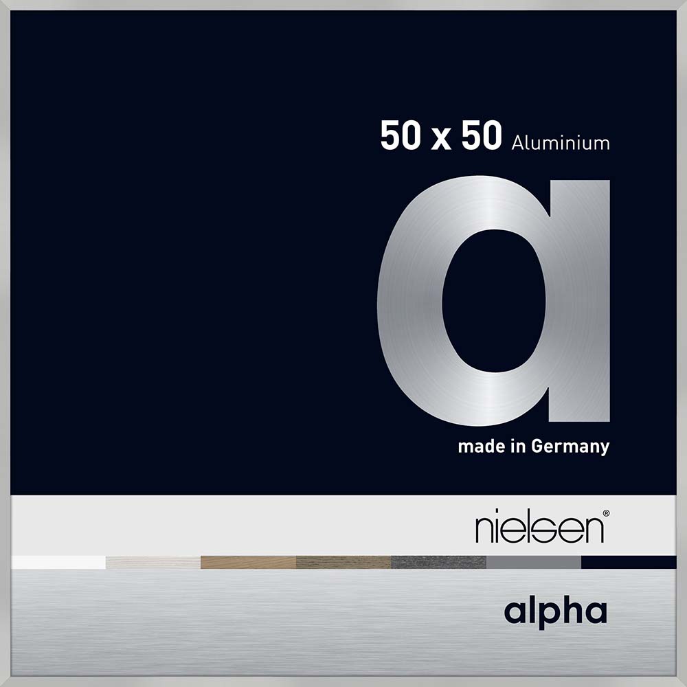Alpha Argent mat 50 x 50 cm