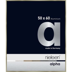 Alpha Acier brossé 50 x 60 cm