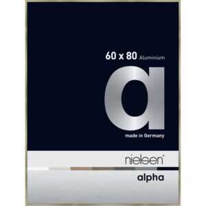 Alpha Acier brossé 60 x 80 cm