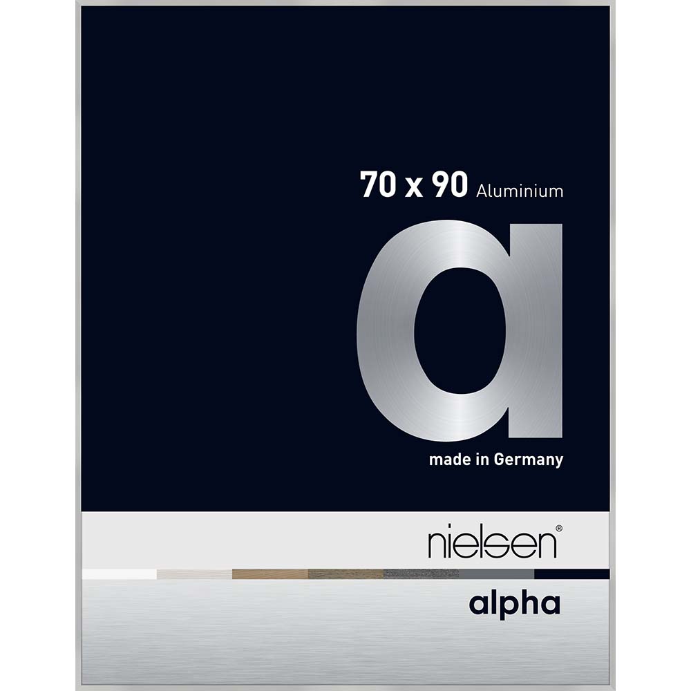 Alpha Argent mat 70 x 90 cm