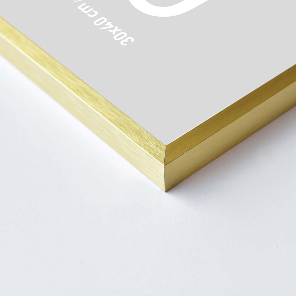 C2 Or mat brossé 30 x 40 cm – Image 2