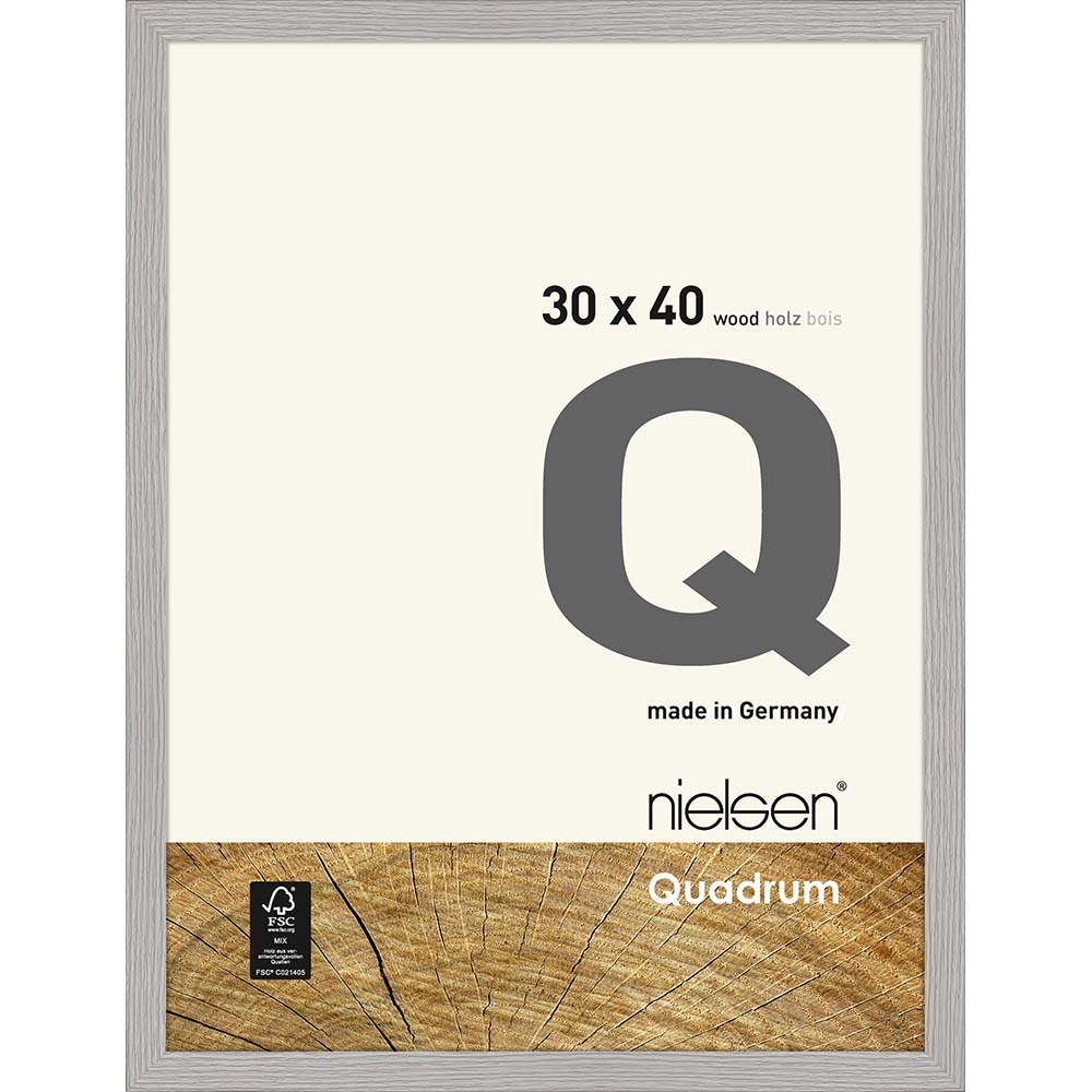 Quadrum Gris ciment 30 x 40 cm
