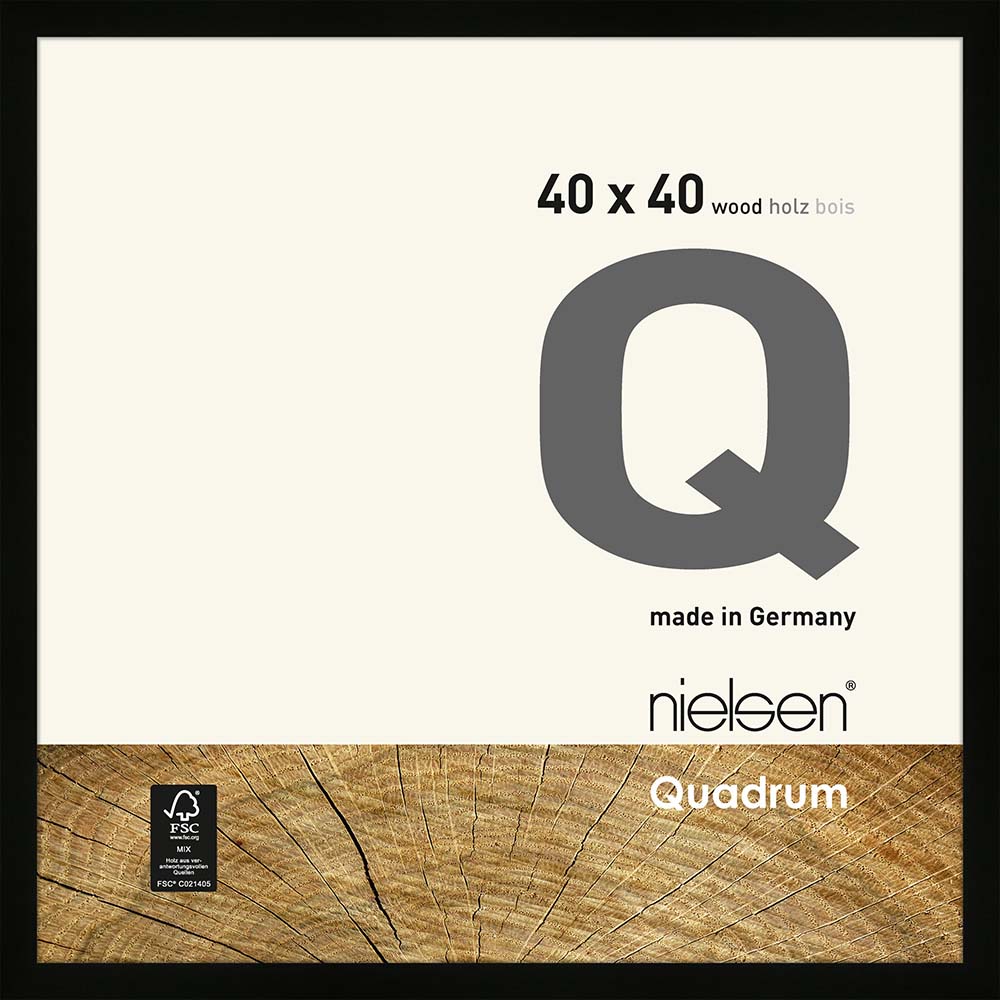 Quadrum Noir 40 x 40 cm