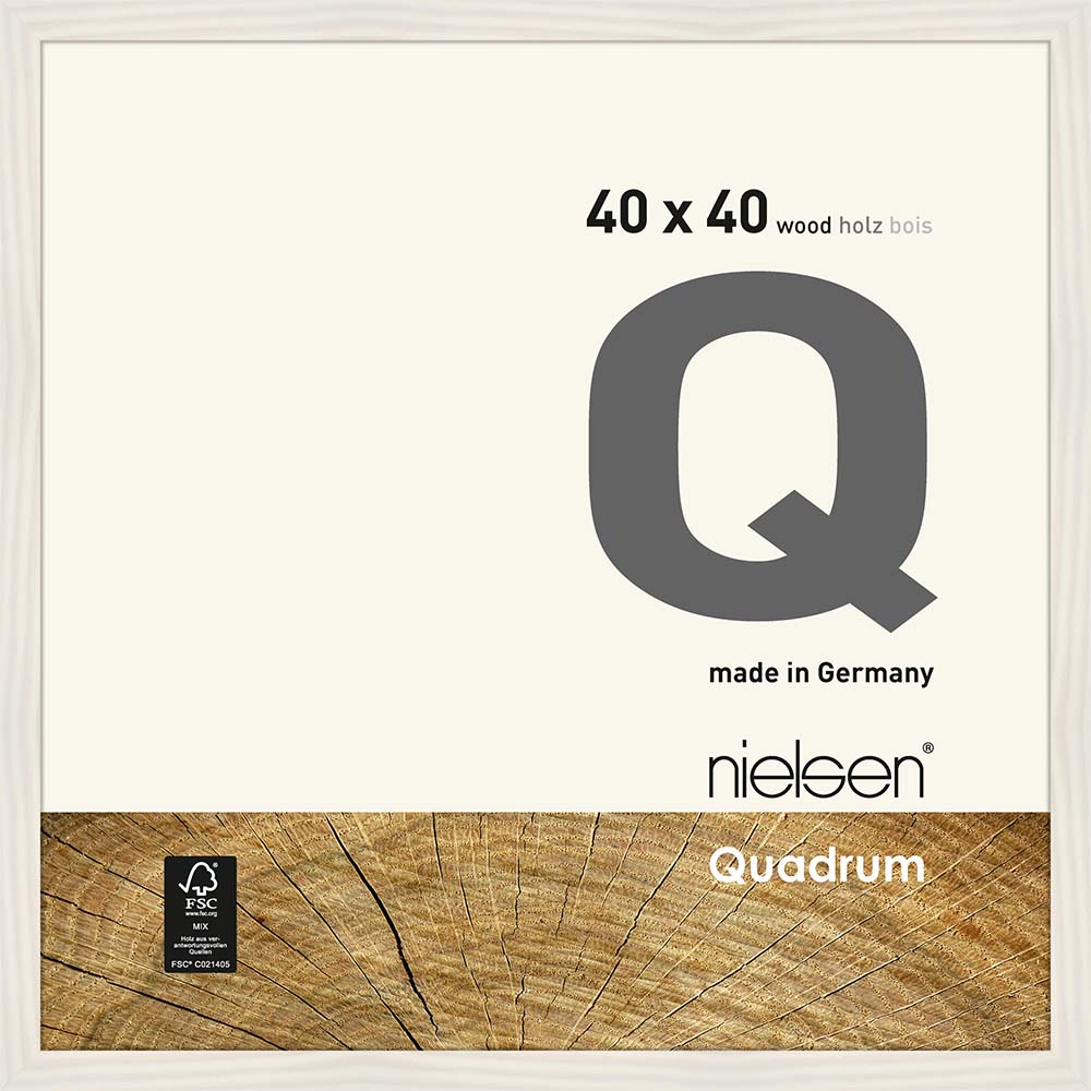 Quadrum Blanc 40 x 40 cm