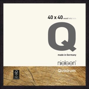 Quadrum Noir jais 40 x 40 cm
