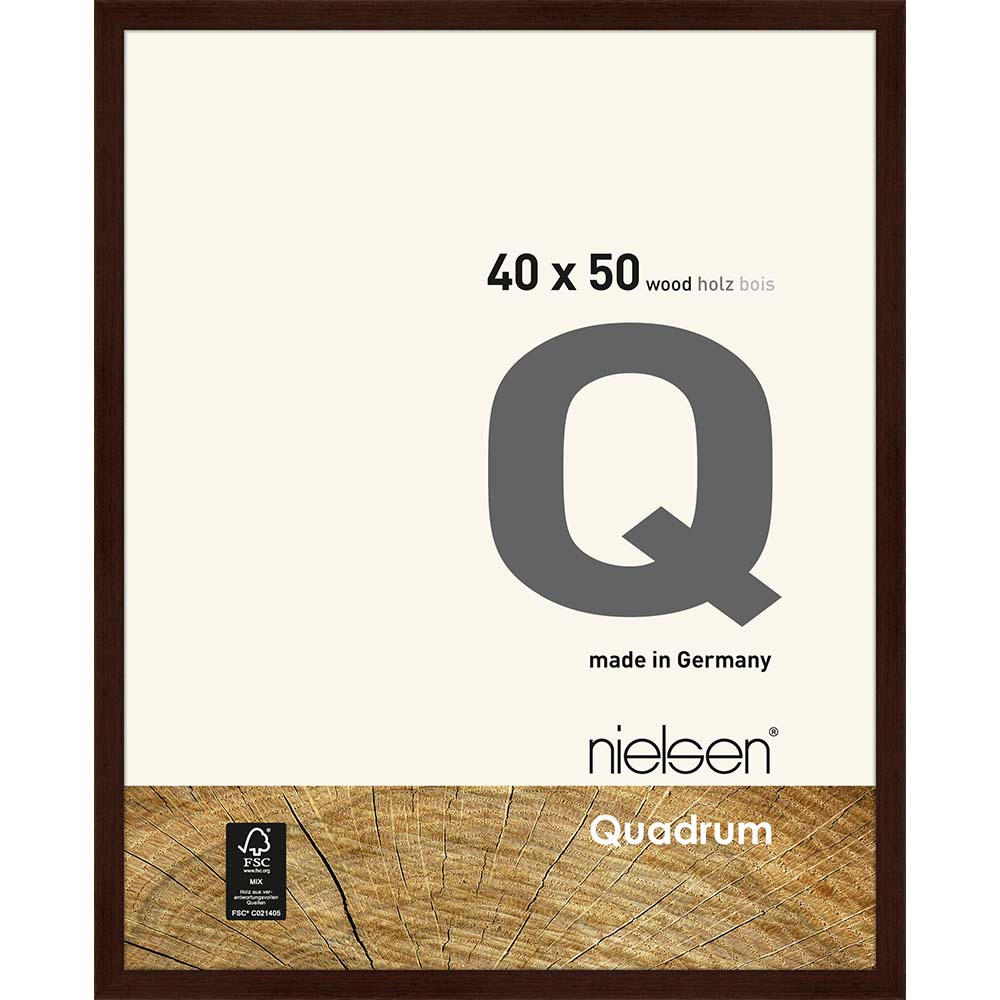 Quadrum Wengé 40 x 50 cm