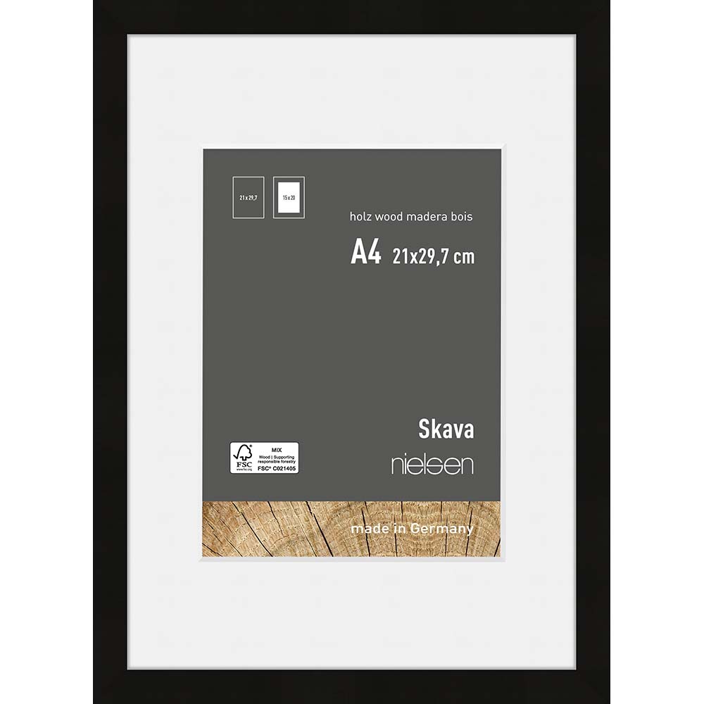 Skava 21x29.7/15x20 Noir
