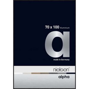 Alpha Noir anodisé mat 70 x 100 cm