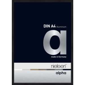 Alpha Noir anodisé mat 21 x 29,7 cm