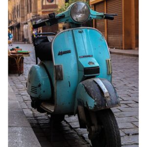 Vespa bleue