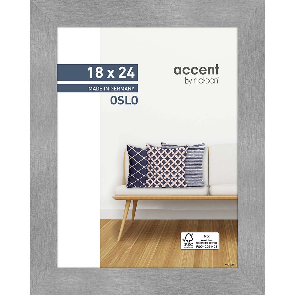 Oslo Argent 18 x 24 cm
