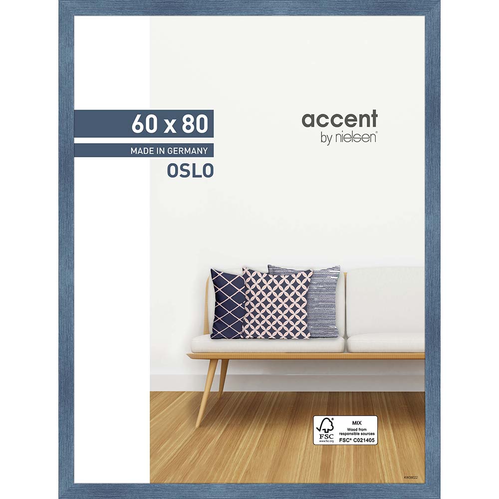 Oslo Bleu 60 x 80 cm